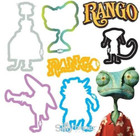 Sillybandz Rango 24 Pack Shaped Silicone Bracelets New