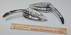 2-harley Davison Softail Skull Chrome Teardrop Rear View Mirrors Read  See Pics 