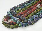 4 Strands India Handmade Replica Ghana African Trade Beads Bulk Lot  hkt-10     