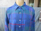 Vtg Pendleton Black Watch Tartan  Us Made Plaid Shirt  Large