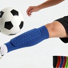 Football Shin Guards Socks Large Size 1pcs Soccer Foam Calf Sleeves