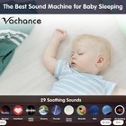 Baby Sleep Soother Sound Machine  Star Night Light Projector  Nursery Lamp  2   