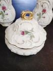 Beautiful Vintage Porcelain Vanity Set In Good Condition Unknown Maker