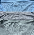J  Crew V-neck Vintage Tee s  Women s Size Xs  Lot Of 3  Blue green grey
