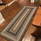 2 X 6 Braided Runner Rug Country Area Farmhouse Cabin Rustic Carpet Casual Blue