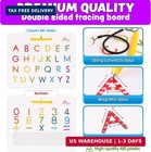 Magnetic Alphabet Tracing Board - Double Sided Letters   Numbers Magnetic Tracin