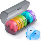 Weekly Medicine Storage Organizer Pill Box Holder Container Pill Case Medicine T