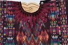 Vtg  Traditional Guatamalan Huipil Hand Woven Elaborate Embroidery Blouse Poncho