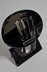 Crown Black Silver Emblem overlay W  Oem Base  76811-30340