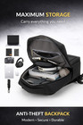 Slim Anti Theft Laptop Backpack Usb Port Waterproof Travel Business Bag 15 6