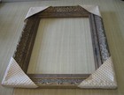Nos Vtg Picture Frame 1960s Distressed Gold Painted Wood 11 25 X15 25 Ornate Mcm