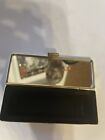 Retro Gold Victorian Fleur Lipstick Case W  Mirror