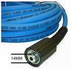 Uberflex 50  Replacement Pressure Washer Hose 1 4  3100 Psi M22 14mm