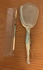 Vintage Brush And Comb Bureau Set