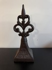 Cast Iron Fence Post Topper finial Spade Shaped Architecture Home Decor