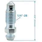 6 Pcs Brake Bleeder Screws  Bleeder Valve  Bleeders  Caliper Bleeder Screw Wi