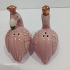 Vintage Pink Flamingo Salt And Pepper Shakers Adorable 