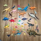 Dinosaur Toy Figures Lot Of 49 Variety Sizes Plastic Dinosaurs Set