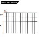 Animal Barrier Fence  10 Pack 20ft l  X 15in h  Animal Barrier For Outdoor