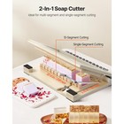 Uimoso Wire Soap Cutter For 1 slices cuts 1-12 Bars wooden Frame With Steel Wire
