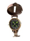 Soldiers Military Thumb Compass Antique Vintage Brass Ww2 1940 Navigation Item