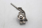 Oil Rig Tie Tack Lapel Pin Silver Tone Vintage Mcm Holiday Wedding Gift