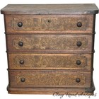 Rare Antique Spool Sewing Cabinet Walnut Victorian W b Groves 1890s 4 Doors