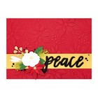Spellbinders 3d Embossing Folder  scenic Poinsettias   5 5 x8 5 