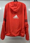 Adidas Boston Marathon 2018 Hooded Running Track Jacket Red Men   s Size Large