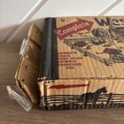Vintage 1950s Louis Marx Toy Western Ranch Set Original Box Used Incomplete