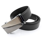 Genuine Leather Mens Ratchet Belt Belts For Men Adjustable Automatic Buckle