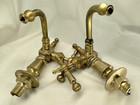 Antique 1890 s Brass Bathroom Sink Faucets