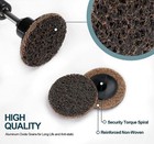 50x 2 Inch Coarse Quick Change Surface Conditioning Discs Die R-type Grinder Pad