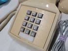 Vtg Cortelco 250044-mba-20m Telephone Retro Push Button Desk Phone Beige Tan Usa