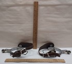 Pair Cowboy - Western Style Spurs - With Leathers - Altered - Listing  720261