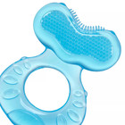 Nuby Stage 1 Teether - Blue  Sensory Development  Silicone  Baby Teethers