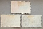 Barbados 186-188   1935 Silver Jubilee Issue Stamps   Mh   Used