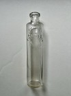 Rare Early Antique Logo Shell Motor Oil Bottle Sales Sample Clear Glass Embossed