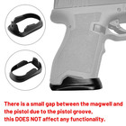 New Flared Aluminum Magwell Fit For Psa Dagger Compact - Black High Quality  