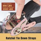 Endless Ratchet Strap Black Ratchet Straps Heavy Duty Tie Down Straps 8ft-2pcs
