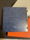 Hermes Agenda Contact Card Holder Navy Leather Couverture Bleue Authentic