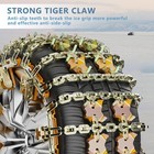 8pcs Steel Tire Snow Chains For Car Suv Trucks Pickup Wheel Heavy Duty Anti-skid