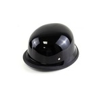 Dot Low Profile German Novelty Flat Black Motorcycle Half Helmet Cruiser Chopper