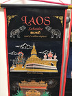 2 Laos Wall Hangings Velvet Glitter 3- Pocket Organizer Travel Souvenirs