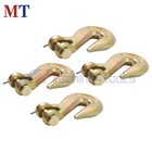 4 Pack 3 8  Clevis Grab Hooks G70 Chain Hook Tow Hooks Load Limit 6600 Lbs