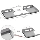 5 16  3 8  1 2  Quick Tach Attachment Skid Steer Mount Plate Adapter Loader Us