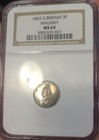 1892 3p Maundy Ngc Ms64 Great Britain 3 Pence Queen Victoria Silver Prooflike     