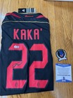Ricardo Kaka Signed Ac Milan  22 Soccer Jersey Uefa Champions League Bas Coa