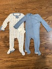 Cloud Island - 2 Pack Sleep N Play  6-9 Month - Blue   Patterned