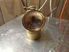 Justrite Lever Feed Brass Carbide Acetylene Miners Cap Lamp 1913 2